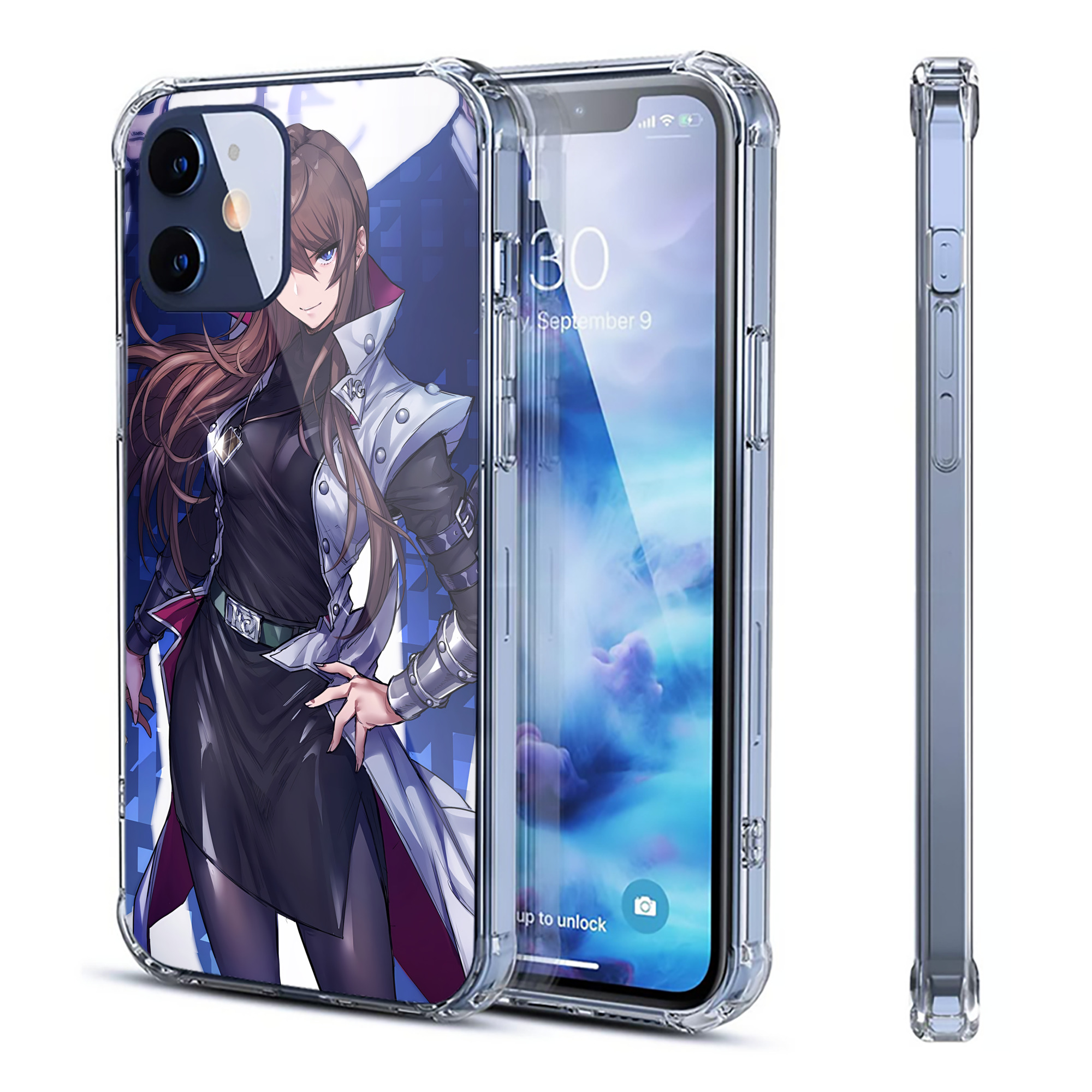 （画像用） 遊☆戯☆王 Yu-Gi-Oh! 【iPhone 12シリーズ対応】透明スマホケース（クリアソフトケース）